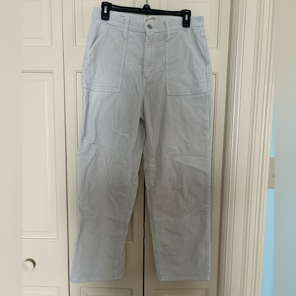 Cream Corduroy Pants